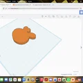 Mô hình quả bí ngô (Pumpkin) dễ thương - File in 3D đơn giản, đẹp mắt - Thumbnail 2