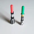Phụ kiện trang trí dây giày hình lightsaber Star Wars - Thumbnail 3
