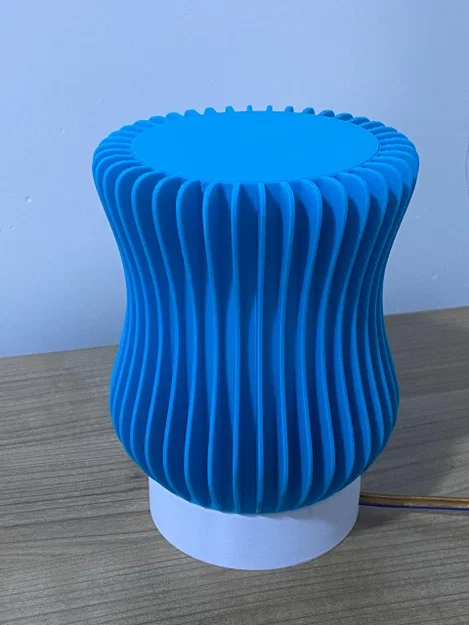 Ripple Lamp: Đèn ngủ 3D in 3D với thiết kế gợn sóng hiện đại - Image 2