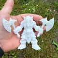 Mô hình Orc, Troll cầm hai rìu - Thumbnail 4