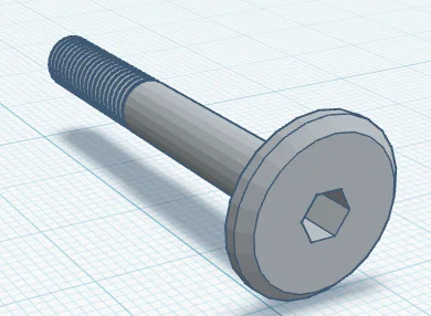 Mẫu ốc vít đầu lục giác (Schraube) cho dự án in 3D của bạn - Image 1