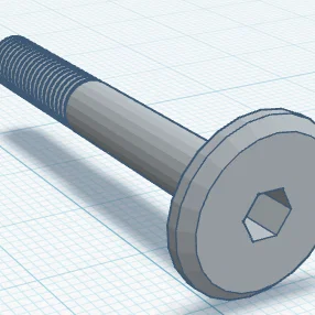 Mẫu ốc vít đầu lục giác (Schraube) cho dự án in 3D của bạn