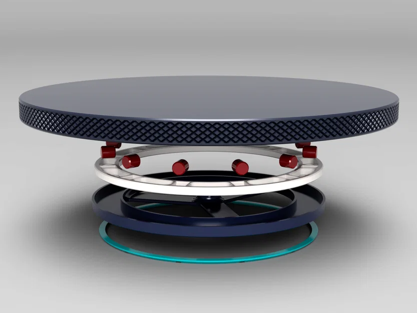 Bàn xoay hỗ trợ quét mẫu 3D (Rotary turntable) - Image 2
