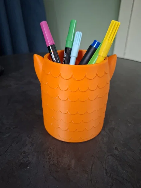 Happy Fox Desk Buddy - Ống cắm bút hình cáo nhỏ đáng yêu - Image 4