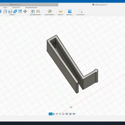 Tay nắm cửa kính 3D cho tủ trưng bày (3.6mm - 4.9mm)