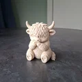 Bò Highland Cười Tươi Đáng Yêu (Giggling Love Highland Cow) - Thumbnail 1