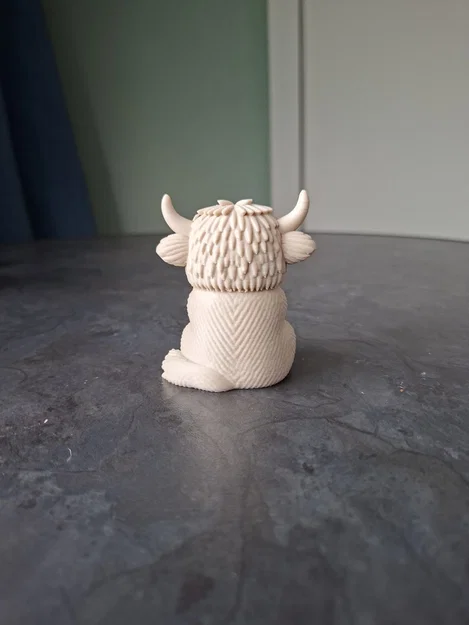 Bò Highland Cười Tươi Đáng Yêu (Giggling Love Highland Cow) - Image 2