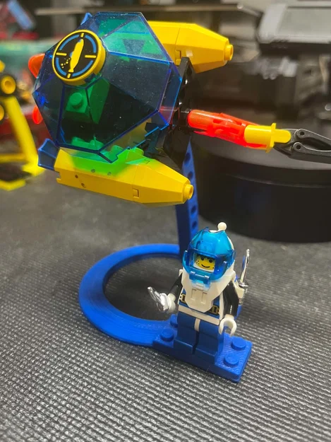 Đế Trưng Bày Mô Hình và Minifig Dạng Nghiêng Cho Gạch Lắp Ráp - Image 1