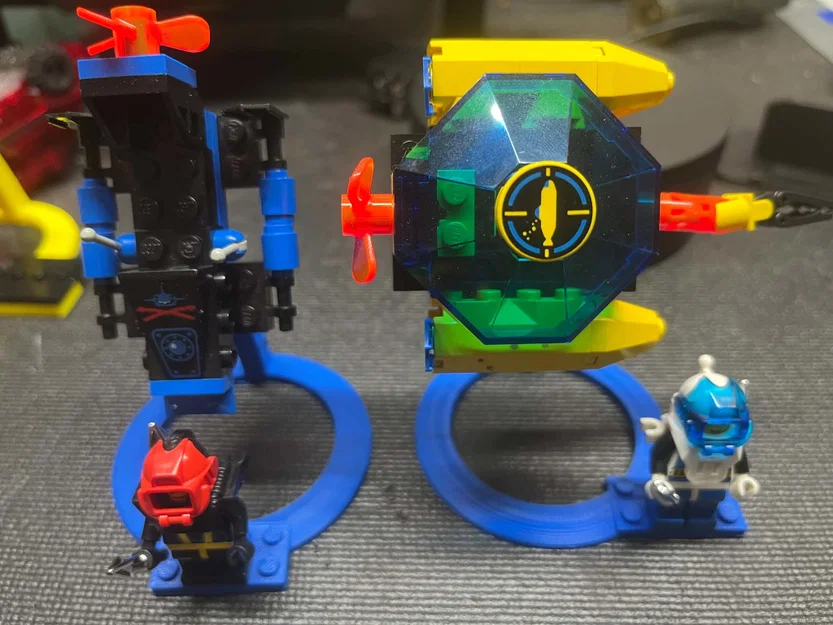 Đế Trưng Bày Mô Hình và Minifig Dạng Nghiêng Cho Gạch Lắp Ráp - Image 2