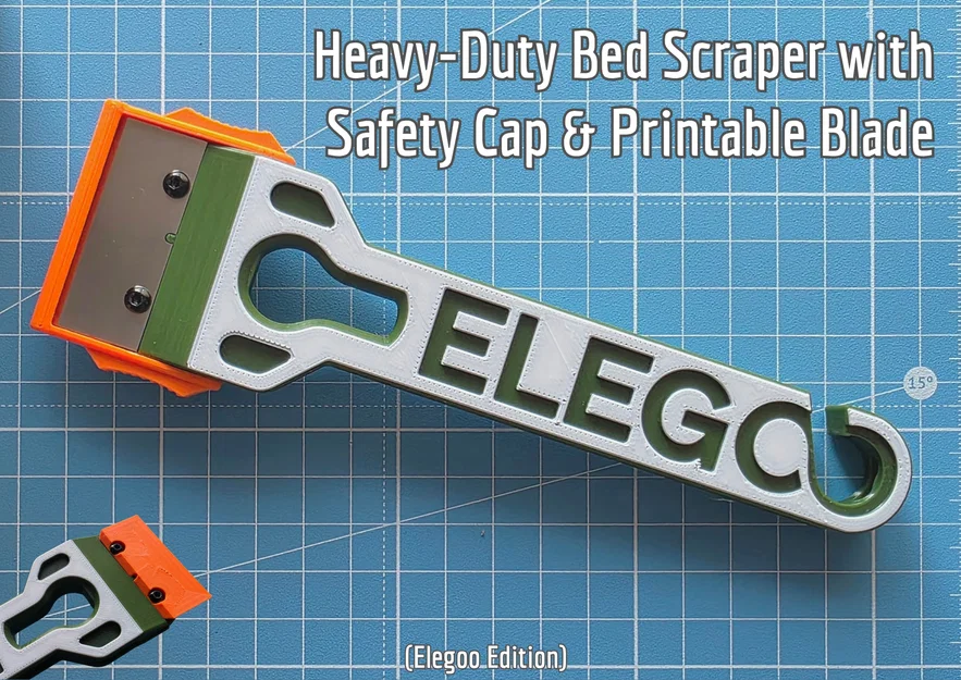 Dụng cụ cạo bàn in Heavy-Duty có nắp bảo vệ - Image 1