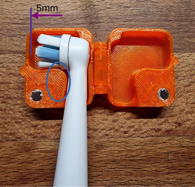 Nắp bảo vệ đầu bàn chải Oral-B có nam châm - Phiên bản cải tiến rộng rãi - Image 1