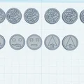 Bộ Token Infinity The Game Markers (Trọn bộ dấu hiệu chiến thuật) - Thumbnail 1