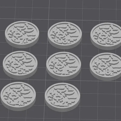 Bộ Token Infinity The Game Markers (Trọn bộ dấu hiệu chiến thuật)