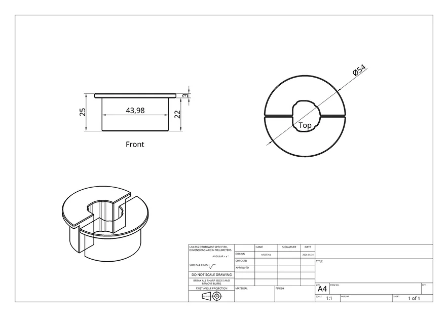 Gá đỡ mỏ hàn Fnirsi HS-02 cho chân đế khoan 44mm - Image 2
