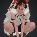 Mô hình 3D công chúa Mononoke (San) sắc nét cho người yêu Anime - Thumbnail 5