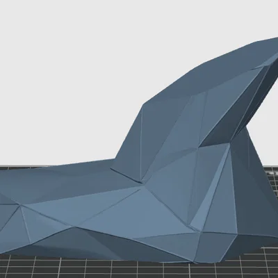 Kệ Trưng Bày Giày Low Poly – Giá Đỡ Sneaker Hiện Đại