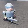Mô hình chú lính Ý mập mạp thời Thế chiến I (WWI) - Thumbnail 1