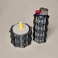 Bộ ốp bật lửa và đế nến Fern 3D trang trí độc đáo - Thumbnail 6