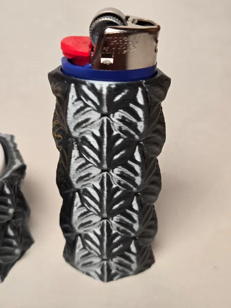 Bộ ốp bật lửa và đế nến Fern 3D trang trí độc đáo - Image 7