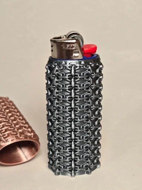 Vỏ bọc bật lửa BIC phong cách Chainlink cá tính (File in 3D) - Image 2