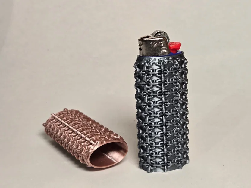 Vỏ bọc bật lửa BIC phong cách Chainlink cá tính (File in 3D) - Image 4