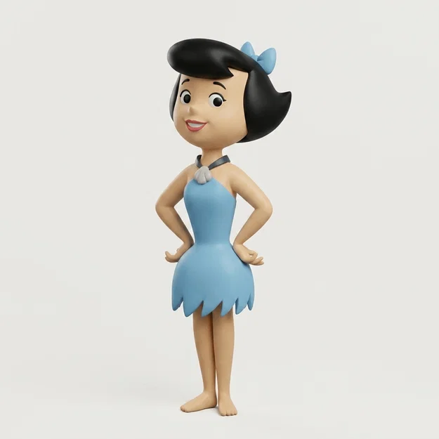 Mô hình 3D Betty Rubble - Nhân vật cổ điển trong gia đình Flintstones - Image 1