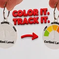 Móc khóa Cortisol Level (Mức độ căng thẳng) - Thumbnail 1