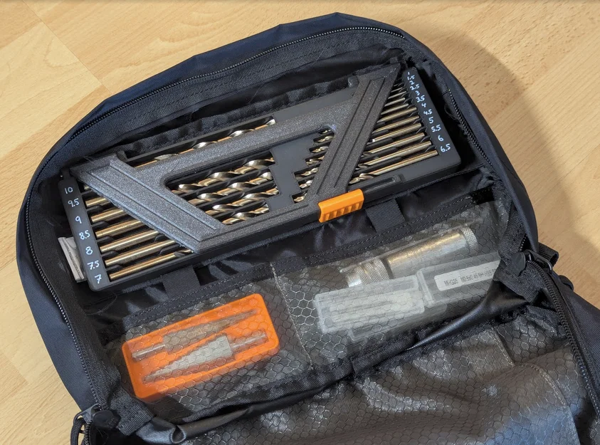 Hộp đựng mũi khoan Molle di động (có khóa cài) - Image 2