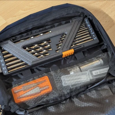 Hộp đựng mũi khoan Molle di động (có khóa cài)