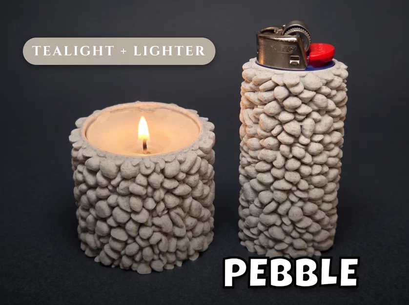 Đèn trà Pebblestones - Image 1