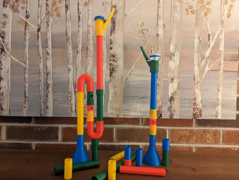 Puzzle Flute - Nhạc cụ tự lắp ráp - Image 1