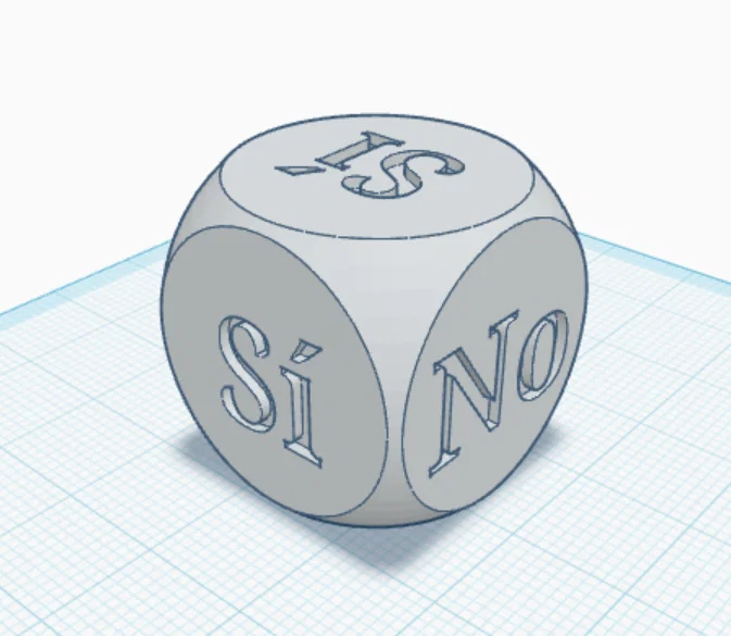 Khối lập phương Yes/No (có phiên bản tiếng Tây Ban Nha) - Image 1