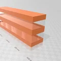 Mô hình toa tàu hỏa Doudeck Liner Express in 3D tương thích LEGO - Thumbnail 2