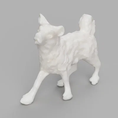Mô hình chú chó kéo xe Madelman Esquimal v1