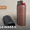 Vỏ bọc bật lửa 3D họa tiết xích giáp phong cách độc đáo - Thumbnail 1