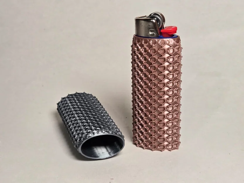Vỏ bọc bật lửa 3D họa tiết xích giáp phong cách độc đáo - Image 3