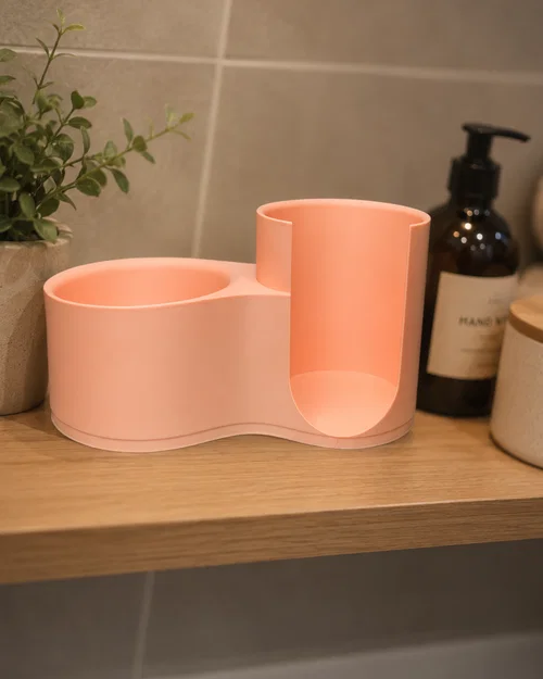 Khay Đựng Bông Tẩy Trang Và Tăm Bông In 3D Tiện Lợi - Image 1