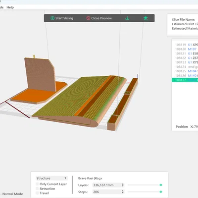Mô hình cánh máy bay 3D - File in chất lượng cao