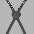 Mô hình Deadpool với Katanas - Thiết kế sắc nét cho in 3D - Thumbnail 4