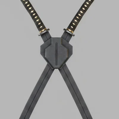 Mô hình Deadpool với Katanas - Thiết kế sắc nét cho in 3D