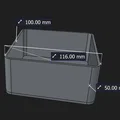 Khay hứng nước cho chậu cây cảnh hình chữ nhật - Tự in 3D tiện lợi - Thumbnail 2