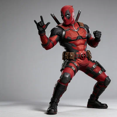 Mô hình Deadpool 2 kèm kiếm Katana cực chất cho dân mê 3D Printing