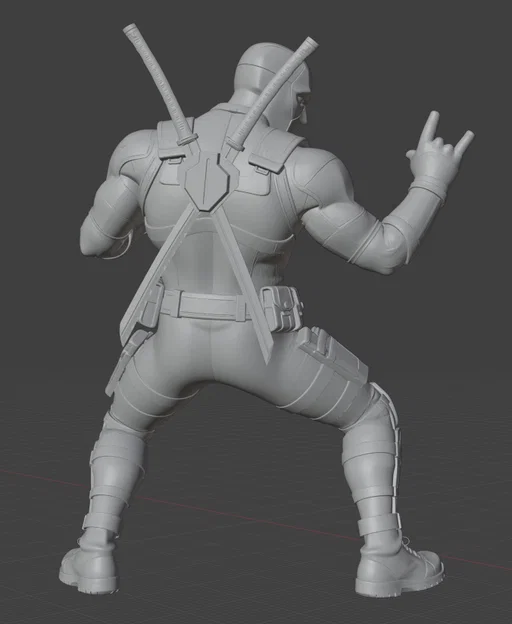 Mô hình Deadpool 2 kèm kiếm Katana cực chất cho dân mê 3D Printing - Image 3