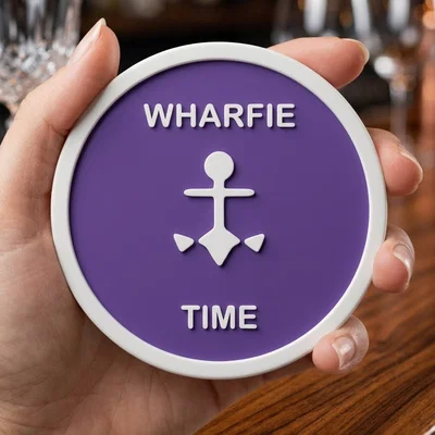 Đế lót ly mỏ neo Wharfie Time