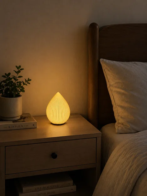 Đèn Giọt Nước (Water Drop Lamp) - Phong cách Japandi/Scandi - Image 1
