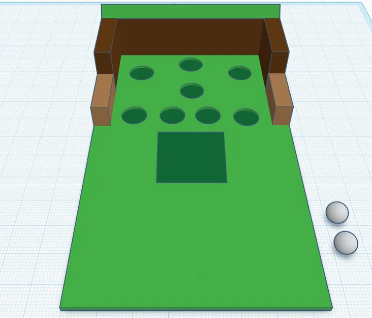 Bộ trò chơi golf mini để bàn in 3D - Giải trí sáng tạo - Image 1