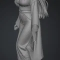 Mô hình 3D Sakura trong trang phục Kimono truyền thống tuyệt đẹp - Thumbnail 2