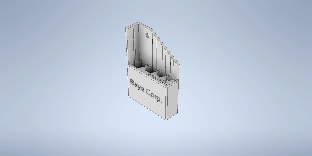 Giá treo lục giác Hexagonal Key Holder in 3D gọn gàng cho xưởng - Image 1