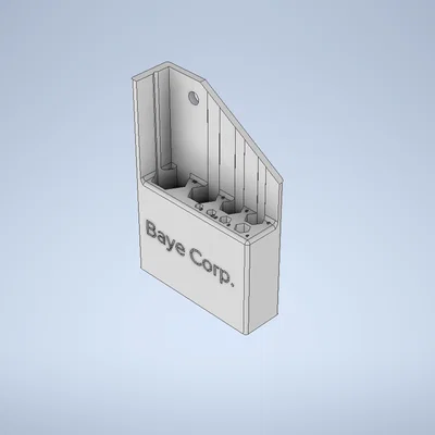 Giá treo lục giác Hexagonal Key Holder in 3D gọn gàng cho xưởng