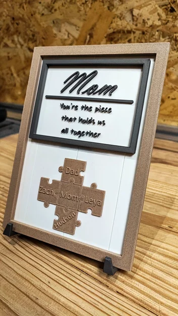 Quà Tặng Tranh Ghép Puzzle Khung Ảnh Cho Ngày Của Mẹ - Image 2